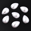 ABS Plastic Imitation Pearl Cabochons SACR-T015-13-01-1