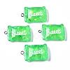 Transparent Resin Pendants X-RESI-S356-54A-02-2