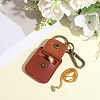 Rectangle PU Leather Ring Holder Pendant Decoration AJEW-WH20054-027D-3