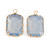 Transparent Glass Pendants GLAA-S193-005-A03-2