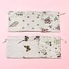 24Pcs 6 Colors Polycotton(Polyester Cotton) Packing Pouches Drawstring Bags ABAG-FS0001-12-9