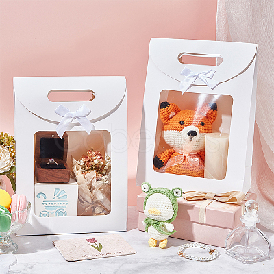 Rectangle Paper Gift Bags CON-WH0088-81B-1