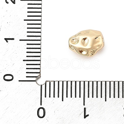 Nuggets Brass Beads KK-F889-01G-05-1