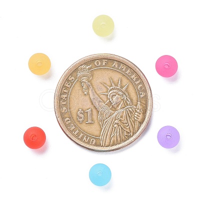 Transparent Acrylic Ball Beads FACR-R021-6mm-M-1