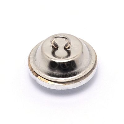 Glass Rhinestone Button BUTT-WH0015-21C-01-1