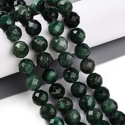 Natural Fuchsite Beads Strands G-T140-20C-1