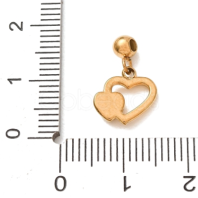 304 Stainless Steel Pave Clear Cubic Zirconia Pendants CU-CBAB6EC-07G-02-1