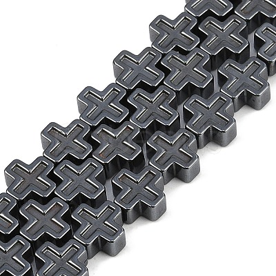 Synthetic Non-magnetic Hematite Beads Strands G-K375-D01-01-1