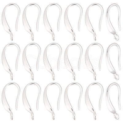 30Pcs Rack Plating Eco-friendly Brass Earring Hooks KK-BBC0027-53-1
