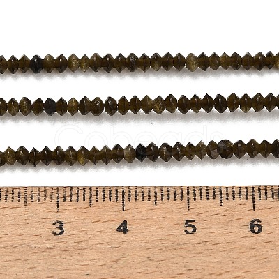 Natural Golden Sheen Obsidian Beads Strands GG-CBAA9B4-A02-02-1