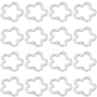 70Pcs Long-Lasting Plated Alloy Bead Frame FIND-SC0012-16-1