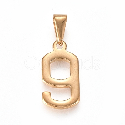 304 Stainless Steel Pendants STAS-L210-05E-G-1