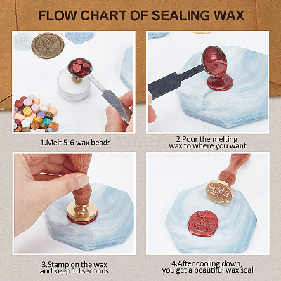 Wax Seal Stamp Set AJEW-WH0208-1207-1