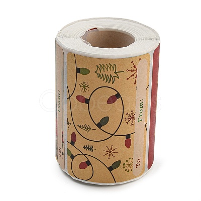 Christmas Theme Cartoon Paper Stickers STIC-P013-06B-1