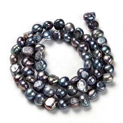 Natural Cultured Freshwater Pearl Beads Strands PEAR-L033-45G-1