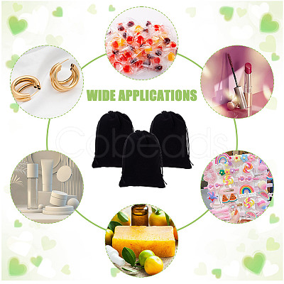 Velvet Packing Pouches Drawstring Bags ABAG-WH0046-30A-1