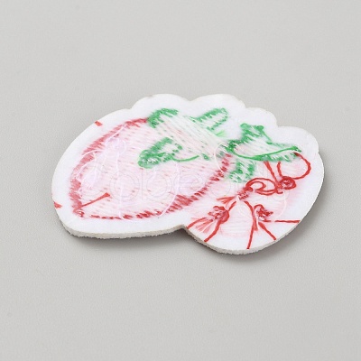 Strawberry Polyester Embroidery Sew on Appliques DIY-WH0671-005A-1