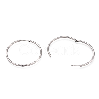 Tarnish Resistant 201 Stainless Steel Huggie Hoop Earrings EJEW-O095-02I-1