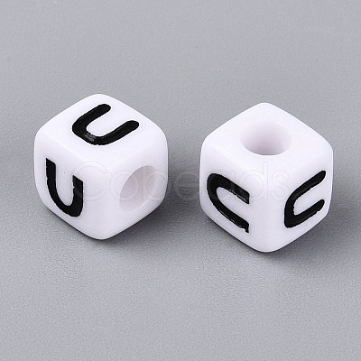 Opaque Acrylic Beads SACR-N020-04A-U-1
