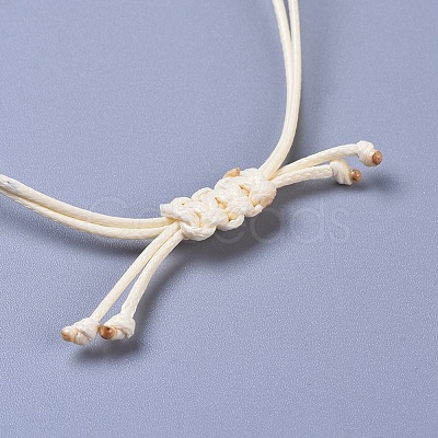 Adjustable Cowrie Shell Braided Bead Bracelets BJEW-JB04272-1