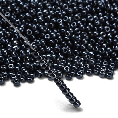 FGB 8/0 Grade A Round Glass Seed Beads SEED-Q008-3mm-F607-1