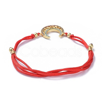 Adjustable Nylon Cord  Bracelets BJEW-JB04430-01-1