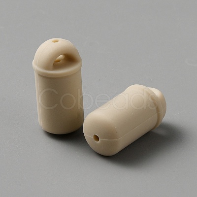 Bottle Food Grade Eco-Friendly Silicone Beads SIL-WH0006-20B-1