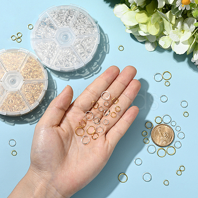 1320Pcs Iron Split Rings IFIN-SP0001-45-1