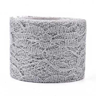 Sparkle Lace Fabric Ribbons OCOR-K004-C01-1