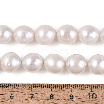 Natural Nucleated Baroque Keshi Pearl Beads Strands PEAR-S020-L18-1