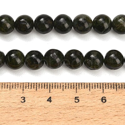 Natural Green Diopside Beads Strands GG-CBA993B-A01-8mm-1