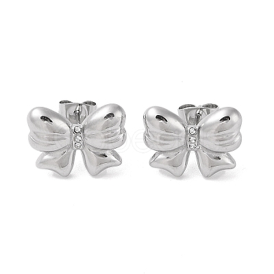 Non-Tarnish 304 Stainless Steel Stud Earrings EJEW-S227-30P-06-1