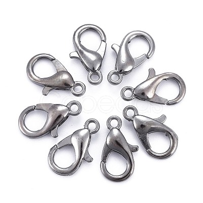 Zinc Alloy Lobster Claw Clasps X-E105-B-1