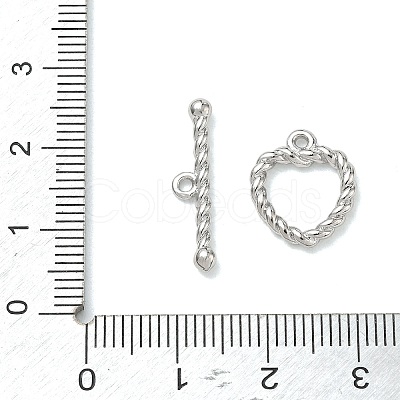 Brass Toggle Clasps KK-CBA42CA-01D-P-1