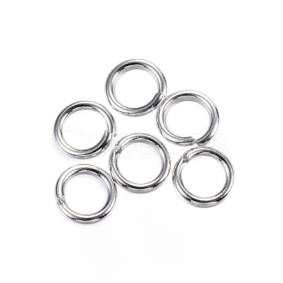 Tarnish Resistant 304 Stainless Steel Open Jump Rings X-STAS-D448-097P-4.5mm-1