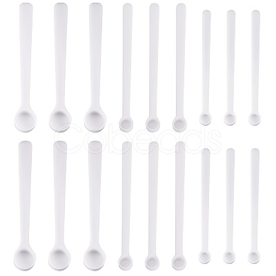 30Pcs 3 Styles Plastic Spoons AJEW-TA0001-89-1