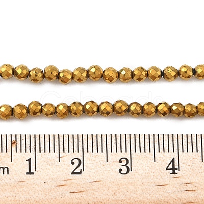 Electroplate Synthetic Magnetic Hematite Beads Strands G-A263-B01-02A-1