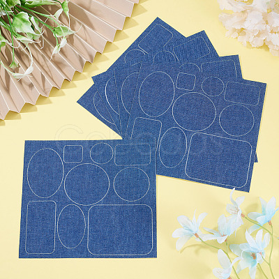 5 Sheets Denim Self-adhesive Patches PATC-TA0001-61C-1