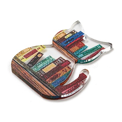School Theme Acrylic Pendants OACR-A026-06B-1