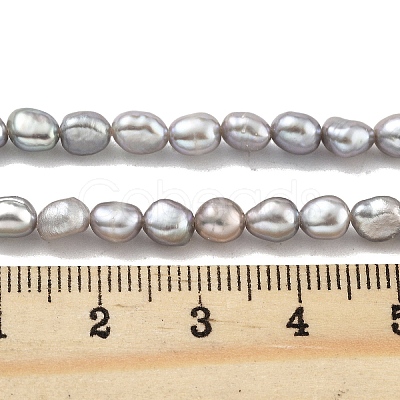 Natural Keshi Pearl Cultured Freshwater Pearl Beads Strands PEAR-P062-25A-1