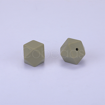 Hexagonal Silicone Focal Beads LS-SI-JX0020A-113-1