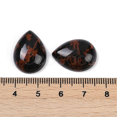 Natural Mahogany Obsidian Cabochons G-H094-01A-30-1