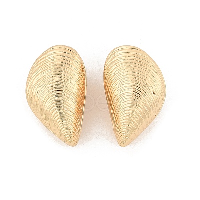 Brass Hoop Earrings for Women EJEW-U041-06G-1