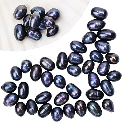 Natural Cultured Freshwater Pearl Beads Strands PEAR-NB0001-40-1
