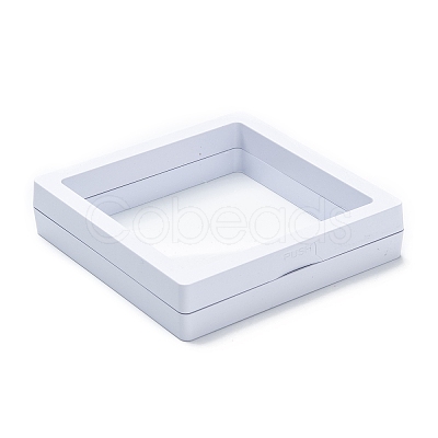 Square Transparent PE Thin Film Suspension Jewelry Display Box CON-D009-01A-05-1