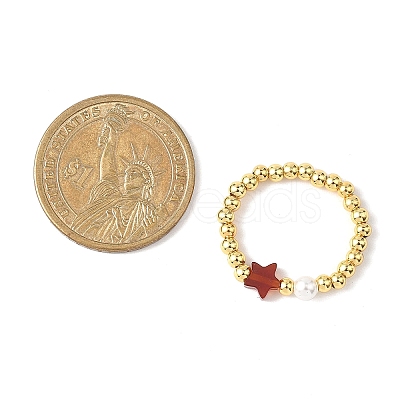 Gemstone Finger Rings RJEW-JR00959-1