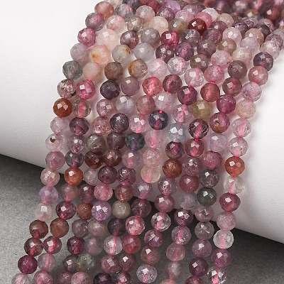 Natural Multicolor Spinel Beads Strands GG-CBAA8F4-B08-4mm-A-1