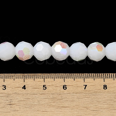 Imitation Jade Glass Beads Strands EGLA-A035-J10mm-L05-1