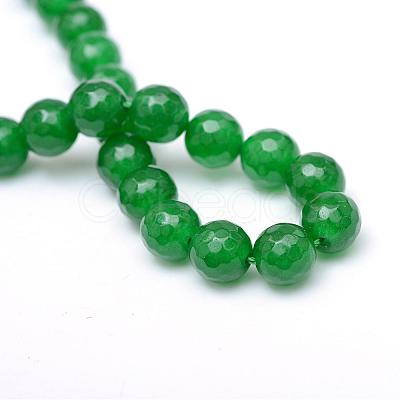 Natural White Jade Bead Strands G-R346-4mm-01-1