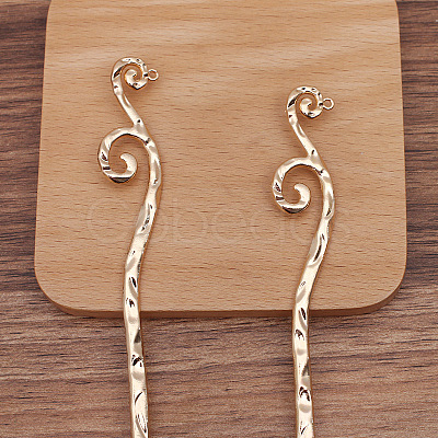 Alloy Vine Hair Sticks OHAR-PW0006-14B-1